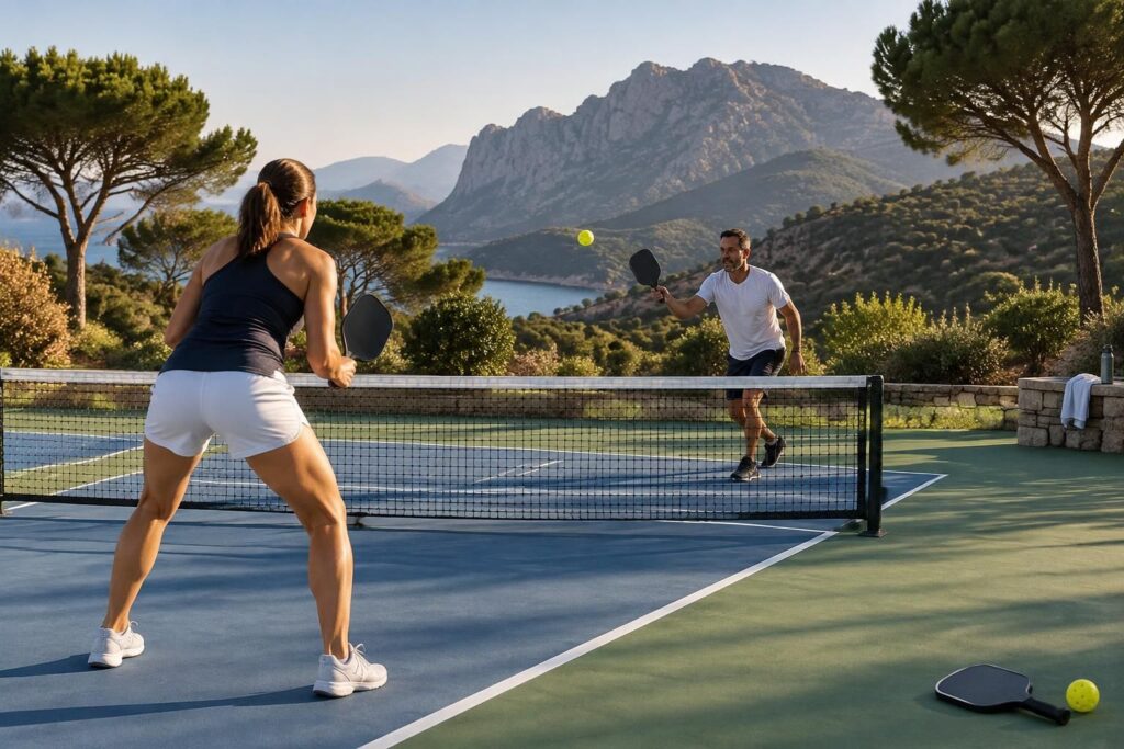 découvrez les règles du pickleball, les équipements nécessaires et les lieux où pratiquer ce sport convivial en corse.