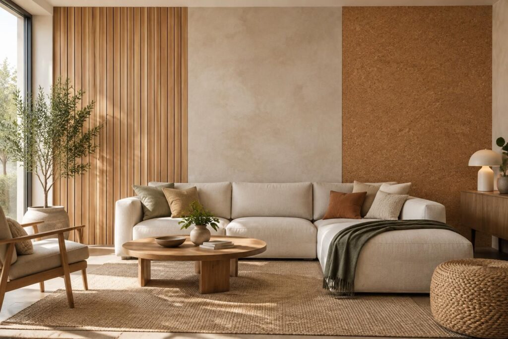 bois, chaux ou liège : comparez les avantages, le style et les contraintes de chaque habillage mural pour choisir le revêtement adapté à votre intérieur.